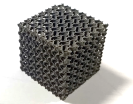 金属3Dプリンターによる格子構造造形物